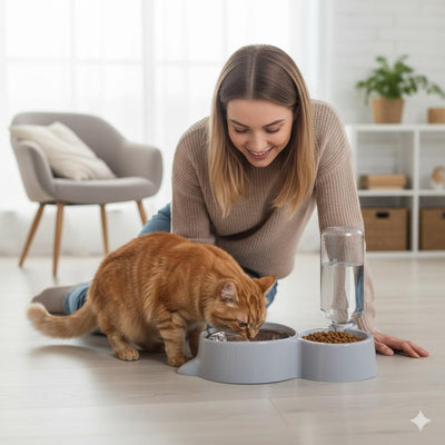 The Hydrapaws Automatic Pet Water Dispenser Plus Bowl: Eco-Friendly, Non-Electric, And High Capacity